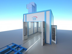 Окрасочно-сушильная камера проходного типа SPK-4.5х4.5х3 