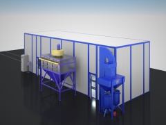 Дробеструйная камера тупикового типа SPK-15.5.5