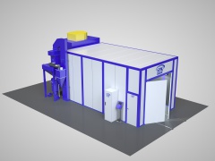 Дробеструйная камера внутреннего исполнения тупикового типа SPK-6.5.4