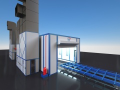 Тупиковая покрасочно-сушильная камера SPK 17.6.3