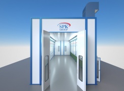 Тупиковая камера окраски и сушки металлоконструкций SPK-Т 15.5.5 Тупиковая камера окраски и сушки металлоконструкций SPK-Т 15.5.5