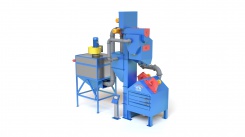 Дробемётная установка с поворотным столом SPK D S - rev1