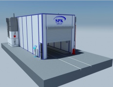 Окрасочно-сушильная камера тупикового типа SPK-5.4.4 