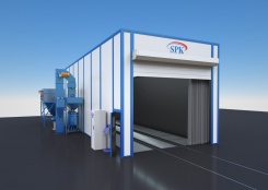 Проходная камера дробеструйной обработки SPK-16.6.5 Проходная камера дробеструйной обработки SPK-16.6.5