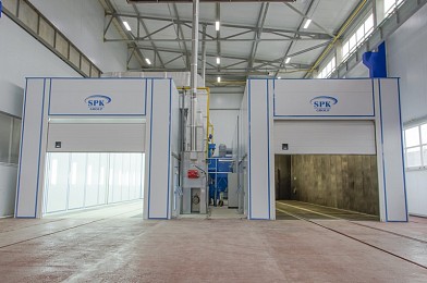 Дробеструйная камера проходного типа SPK-7.4.4