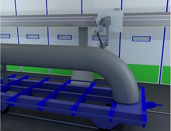 Окрасочно-сушильный комплекс проходного типа SPK 