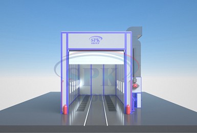 Окрасочно – сушильная камера тупикового типа SPK-16.6.6 
