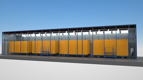 Окрасочно-сушильная камера проходного типа SPK-30.5.6