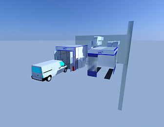 Окрасочно-сушильная камера тупикового типа SPK-8.4.4 