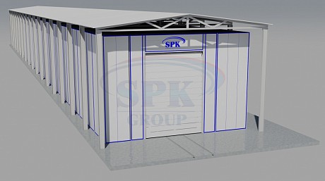 Комплекс для окраски железнодорожных вагонов SPK-30.8.7