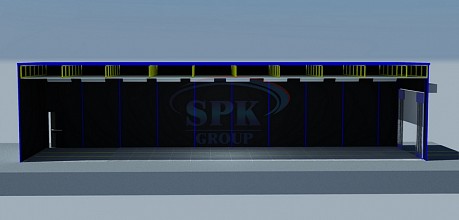 Дробеструйная камера проходного типа SPK-16.6.6	