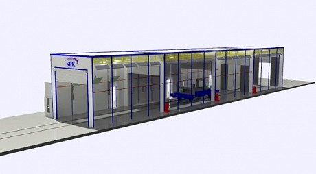 Комплекс подготовки и окраски поверхности проходного типа SPK-32.5.4