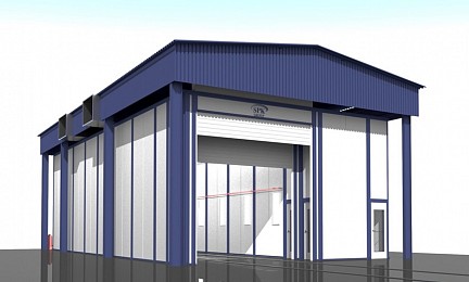 Окрасочно-сушильная камера проходного типа SPK-11.5.4 