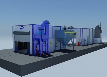 Обитаемая камера дробеструйной обработки внутреннего исполнения SPK-7.5.4. 