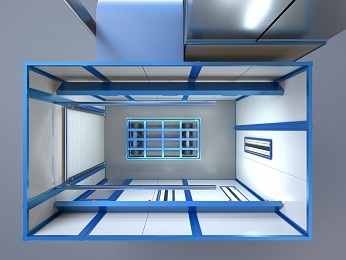 Окрасочно-сушильная камера тупикового типа SPK-5.3.3 Окрасочно-сушильная камера тупикового типа SPK-5.3.3
