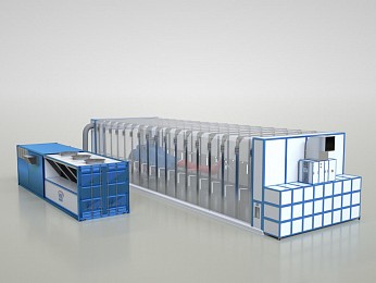 Телескопическая камера для окраски вертолетов SPK-25.8.5