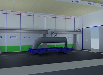 Окрасочно-сушильный комплекс проходного типа SPK 