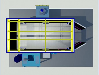 Дробеструйная камера тупикового типа SPK-7.4.4 Дробеструйная камера тупикового типа SPK-7.4.4
