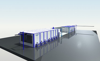 Многофункциональный комплекс порошковой окраски проходного типа SPK-38.5.3 Многофункциональный комплекс порошковой окраски проходного типа SPK-38.5.3