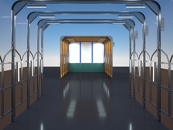 Телескопическая покрасочная камера SPK 7.6.5