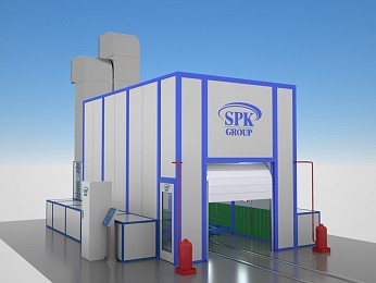 Тупиковая покрасочно-сушильная камера SPK-6.3.4 Тупиковая покрасочно-сушильная камера SPK-6.3.4