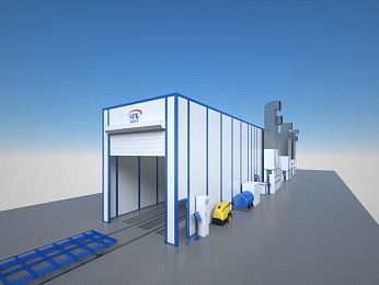 Комплекс подготовки и покраски проходного типа SPK-39.6.6 