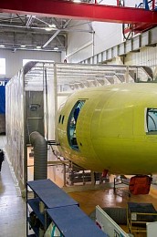 Телескопическая камера для окраски самолетов гражданской авиации