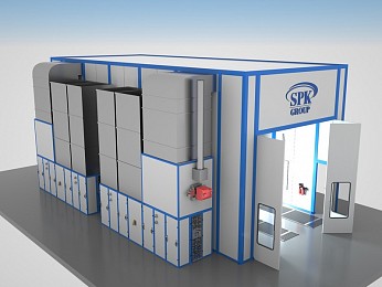 Оборудование для окрасочо-сушильной камеры проходного типа SPK-Р 10.5.3