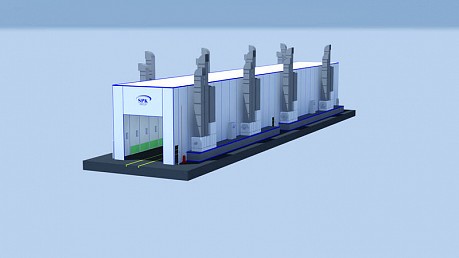Окрасочно-сушильная камера тупикового типа SPK-56.7.7 