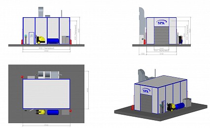 Моечная камера проходного типа SPK-12.4.4