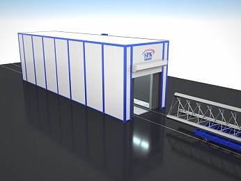 Дробеструйная камера проходного типа SPK-15.4.4 