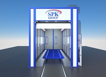 Тупиковая покрасочно-сушильная камера SPK-10.4.5