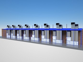 Окрасочно-сушильная камера тупикового типа SPK-67.7.7 