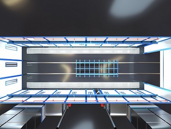 Окрасочно-сушильная камера тупикового типа SPK 17.6.3 для металлоконструкций