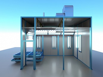Окрасочно-сушильная камера тупикового типа SPK-5.3.3 Окрасочно-сушильная камера тупикового типа SPK-5.3.3