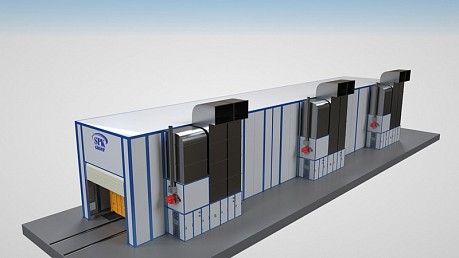 Окрасочно-сушильная камера проходного типа SPK-30.5.6