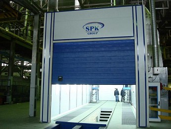 Окрасочно-сушильная камера для трубопроводов SPK-15.8.6, 