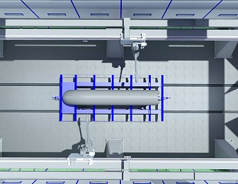 Окрасочно-сушильный комплекс проходного типа SPK 