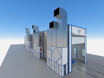 Комплекс подготовки и покраски проходного типа SPK-39.6.6 