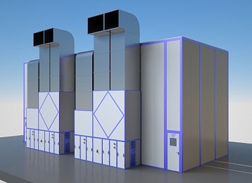 Окрасочно – сушильная камера тупикового типа SPK-16.6.6 