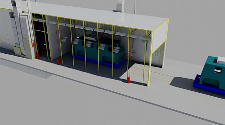 Окрасочная камера для броневиков SPK-15.6.6