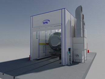 Тупиковая покрасочная камера SPK-18.6.6 