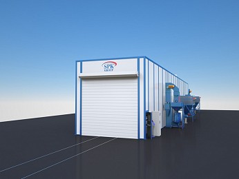 Дробеструйная камера тупикового типа SPK-38.6.6 