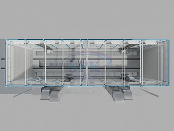 Окрасочно-сушильная камера для трубопроводов SPK-15.8.6, 