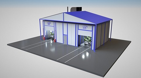 Дробеструйная камера тупикового типа SPK-7.4.4 Дробеструйная камера тупикового типа SPK-7.4.4