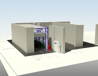 Окрасочно-сушильная камера тупикового типа SPK-11.4.4