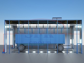 Окрасочно-сушильная камера SPK-16.6.6 для прицепов