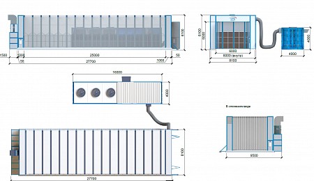 Телескопическая камера для окраски вертолетов SPK-25.8.5