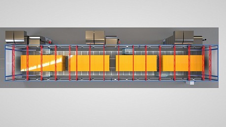 Окрасочно-сушильная камера проходного типа SPK-30.5.6