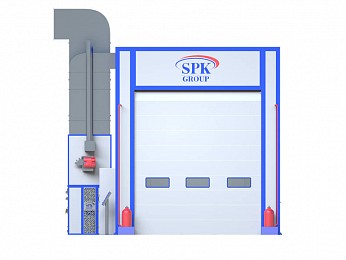 Окрасочно-сушильная камера тупикового типа SPK-10.5.5 